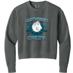 Comfort Colors® Women’s Mid-Length Crewneck Sweatshirt Distressed