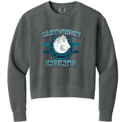 Comfort Colors® Women’s Mid-Length Crewneck Sweatshirt Distressed