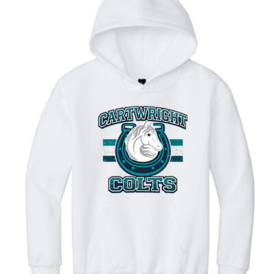 Gildan® Youth Heavy Blend™ Hooded Sweatshirt Distressed