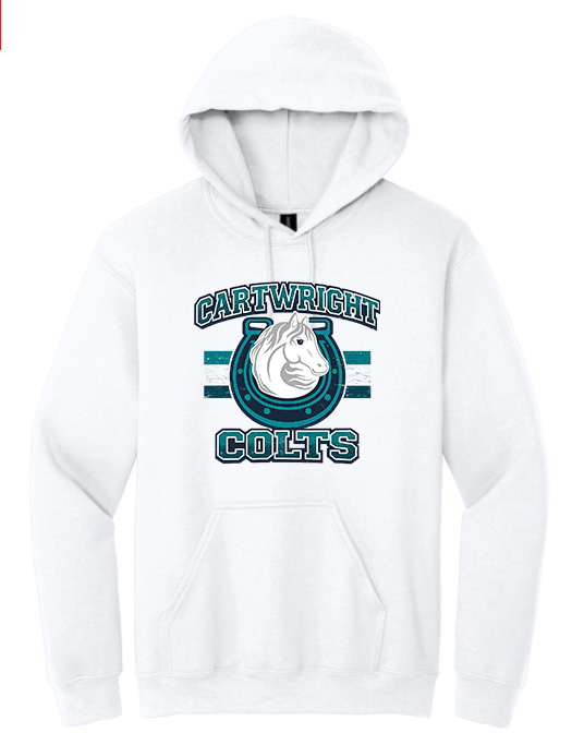 Gildan® Heavy Blend™ Hooded Sweatshirt Distressed