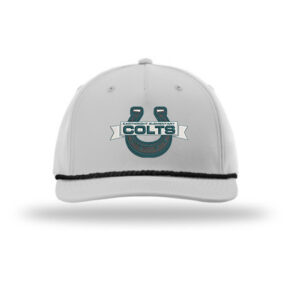 Richardson 5-Panel Classic Rope Cap Light Grey/ Black