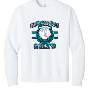BELLA+CANVAS® Unisex Heavyweight Crewneck Sweatshirt Distressed