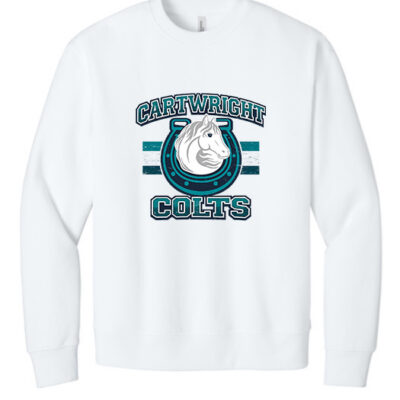 BELLA+CANVAS® Unisex Heavyweight Crewneck Sweatshirt Distressed