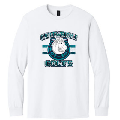 Gildan® Heavy Cotton Long Sleeve T-Shirt Distressed