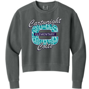 Comfort Colors® Women’s Mid-Length Crewneck Sweatshirt Big C