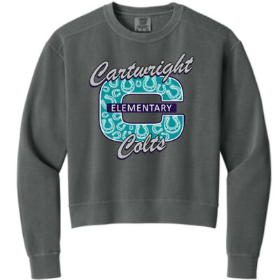 Comfort Colors® Women’s Mid-Length Crewneck Sweatshirt Big C